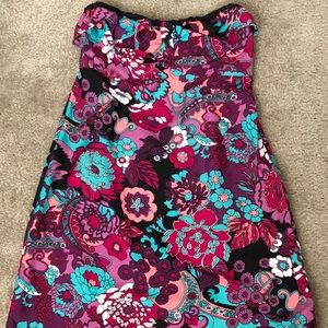 EUC Roxy Tube Top Dress, Small